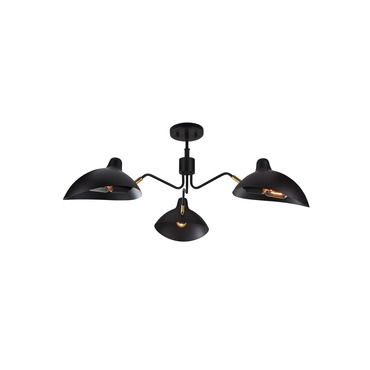 Droid Semi Flush Ceiling Light | Matteo Lighting at Lightology Droid Semi Flush Ceiling Light