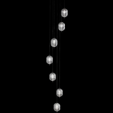 Jefferson Small 7 Light Round Pendant | LODES at Lightology Jefferson Small 7 Light Round Pendant