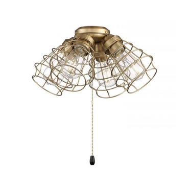 Fan 4-Light Caged Light Kit | Craftmade at Lightology Fan 4-Light Caged Light Kit