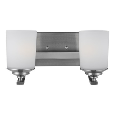 Kemal Bathroom Vanity Light | Generation Lighting at Lightology Kemal Bathroom Vanity Light