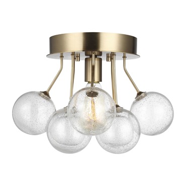 Bronzeville Semi Flush Ceiling Light | Visual Comfort Studio at Lightology Bronzeville Semi Flush Ceiling Light