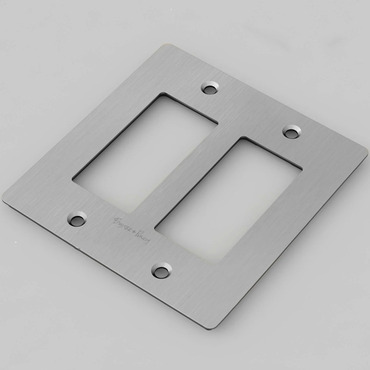 Buster + Punch Metal Wall Plate - Overstock | Buster + Punch at Lightology Buster + Punch Metal Wall Plate - Overstock