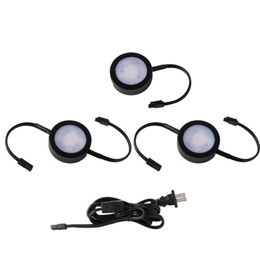 Puck 3-Light 120V Kit with Power Cord | WAC Lighting at Lightology Puck 3-Light 120V Kit with Power Cord