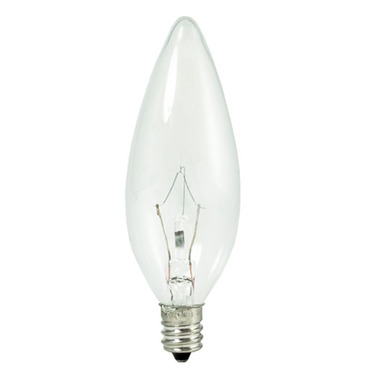B10 Krystal Touch Candelabra E12 Base 60W 120V 20-PACK