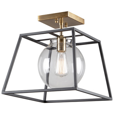 Bridegtown Semi Flush Ceiling Light | Artcraft at Lightology Bridegtown Semi Flush Ceiling Light