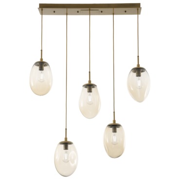 Meteo Linear Multi Light Pendant | Hammerton Studio at Lightology Meteo Linear Multi Light Pendant