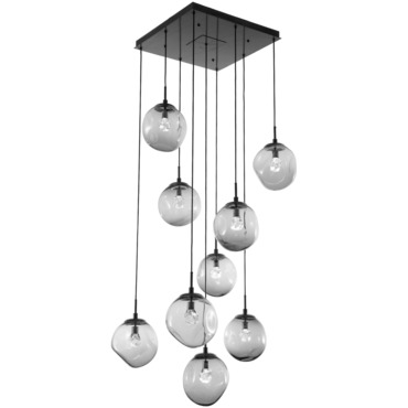 Aster Gem Square Multi Light Pendant