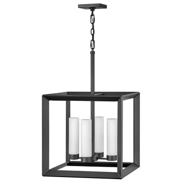 Rhodes 120V Outdoor Square Pendant | Hinkley Lighting at Lightology Rhodes 120V Outdoor Square Pendant