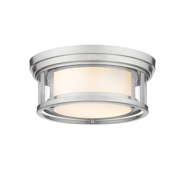 Willow Round Ceiling Flush Light | Z-Lite at Lightology Willow Round Ceiling Flush Light