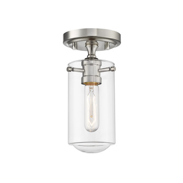 Delaney 1 Light Semi Flush Ceiling Light | Z-Lite at Lightology Delaney 1 Light Semi Flush Ceiling Light