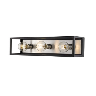 Kube Bathroom Vanity Light | Z-Lite at Lightology Kube Bathroom Vanity Light