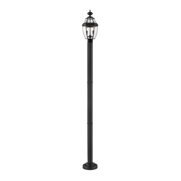Westover Post Light with Round Post | Z-Lite at Lightology Westover Post Light with Round Post