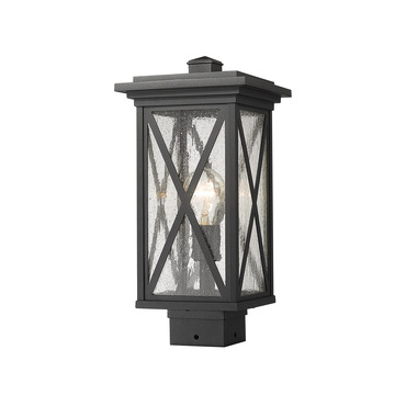Brookside Outdoor Post Light with Square Fitter