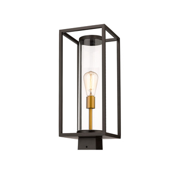 Dunbroch Post Mount with Square Base | Z-Lite at Lightology Dunbroch Post Mount with Square Base