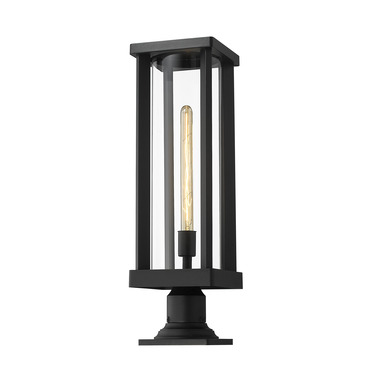 Glenwood Outdoor Pier Light with Traditional Base | Z-Lite at Lightology Glenwood Outdoor Pier Light with Traditional Base