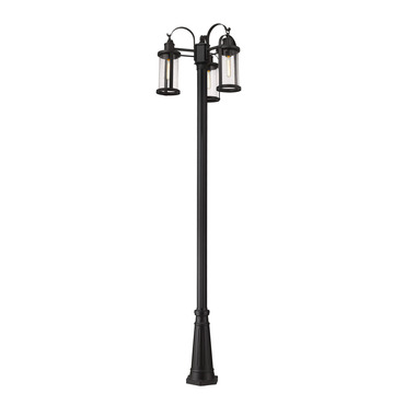 Roundhouse 3 Light 519 Outdoor Pole Light