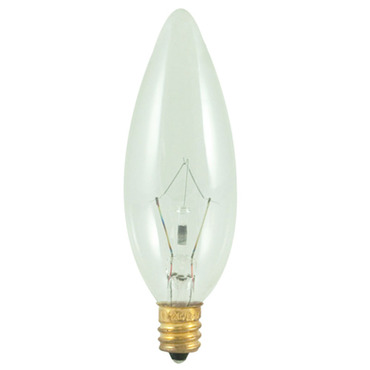 B10 E12 Candelabra Base 25W 120V 50-PACK