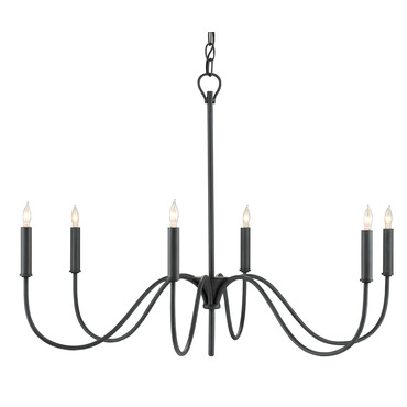 Tirrell Chandelier | Currey and Company at Lightology Tirrell Chandelier