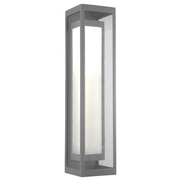 Double Box Tall Glass Outdoor Wall Sconce