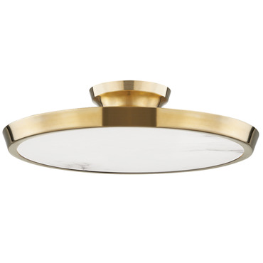 Draper Semi Flush Ceiling Light | Hudson Valley Lighting at Lightology Draper Semi Flush Ceiling Light