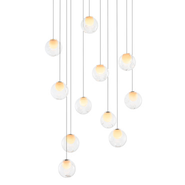 Series 28 Rectangle Multi Light Pendant