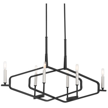Traveler Linear Chandelier | George Kovacs at Lightology Traveler Linear Chandelier