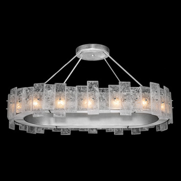 Lunea Oblong Chandelier | Fine Art Handcrafted Lighting at Lightology Lunea Oblong Chandelier
