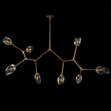 Asymmetrical Linear Chandelier - Discontinued Model