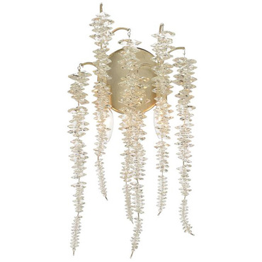 Cascading Crystal Wall Sconce