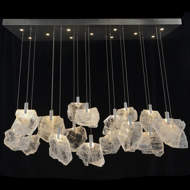 Moonlight Sonata Linear Multi Light Pendant | John-Richard at Lightology Moonlight Sonata Linear Multi Light Pendant