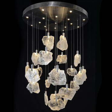 Moonlight Sonata Round Multi Light Pendant | John-Richard at Lightology Moonlight Sonata Round Multi Light Pendant