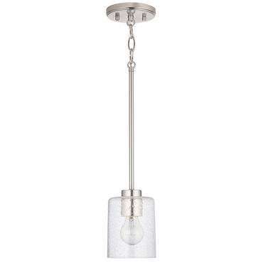 Burnished Bronze Finish with Soft White Glass Capital Lighting 4340BB-103 Steel 1-Light Mini-Pendant Burnished Bronze Finish with Soft White Glass Capital Lighting 4340BB-103 Steel 1-Light Mini-Pendant