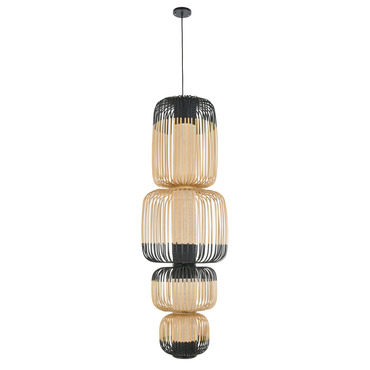 Bamboo Totem Pendant | Forestier at Lightology Bamboo Totem Pendant