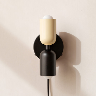 Up Down Plug-In Wall Sconce | In Common With at Lightology Up Down Plug-In Wall Sconce