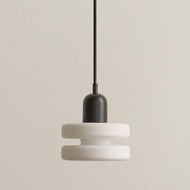 Double Puck Pendant | In Common With at Lightology Double Puck Pendant