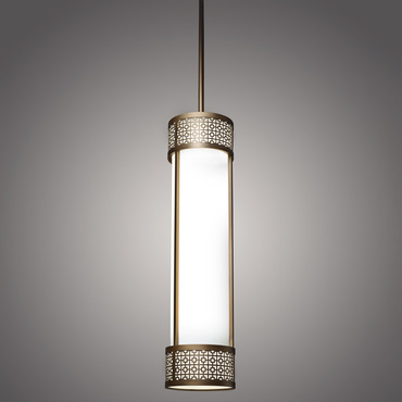 Duo Banded Cylinder Pendant