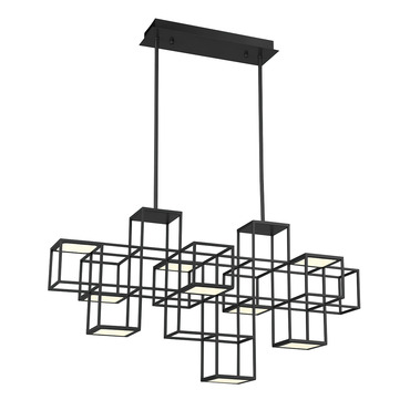 Ferro Linear Chandelier | Eurofase at Lightology Ferro Linear Chandelier