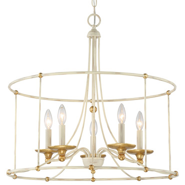 Westchester County Caged Chandelier
