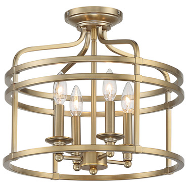 Covent Park Semi Flush Ceiling Light | Minka Lavery at Lightology Covent Park Semi Flush Ceiling Light