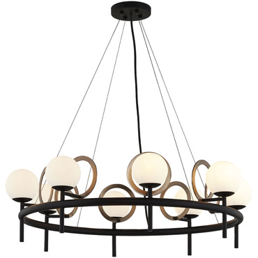 Halo Chandelier | Justice Design at Lightology Halo Chandelier