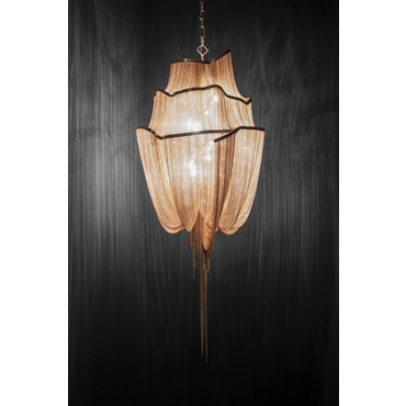 Atlantis Three Tier Chandelier | Terzani USA at Lightology Atlantis Three Tier Chandelier