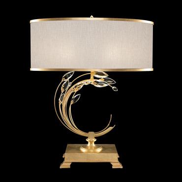 Crystal Laurel Table Lamp | Fine Art Handcrafted Lighting at Lightology Crystal Laurel Table Lamp