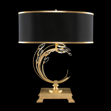 Crystal Laurel Table Lamp | Fine Art Handcrafted Lighting at Lightology Crystal Laurel Table Lamp