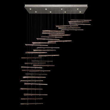 Elevate Rectangle Spire Waterfall Pendant | Fine Art Handcrafted Lighting at Lightology Elevate Rectangle Spire Waterfall Pendant