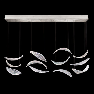 Elevate Plume Linear Pendant | Fine Art Handcrafted Lighting at Lightology Elevate Plume Linear Pendant