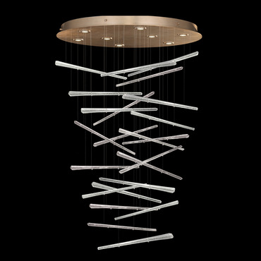 Elevate Spire Round Pendant | Fine Art Handcrafted Lighting at Lightology Elevate Spire Round Pendant