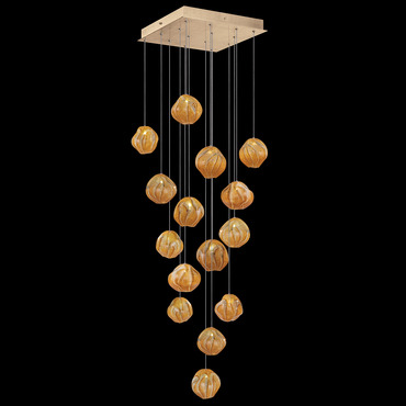 Vesta Square Multi Light Pendant | Fine Art Handcrafted Lighting at Lightology Vesta Square Multi Light Pendant