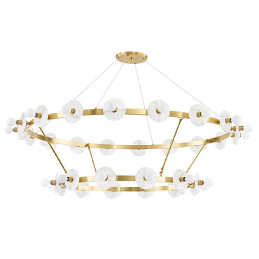 Austen 2-Tier Chandelier | Hudson Valley Lighting at Lightology Austen 2-Tier Chandelier
