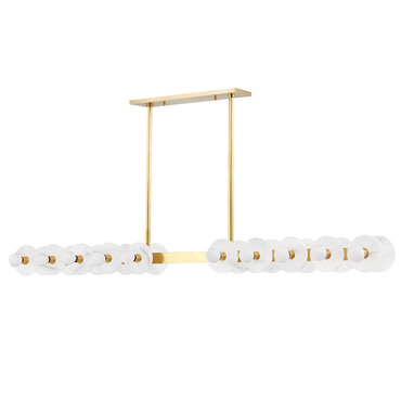 Austen Linear Chandelier | Hudson Valley Lighting at Lightology Austen Linear Chandelier