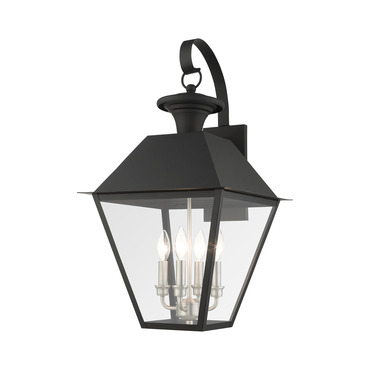 Mansfield Large Outdoor Wall Sconce | Livex Lighting at Lightology Mansfield Large Outdoor Wall Sconce